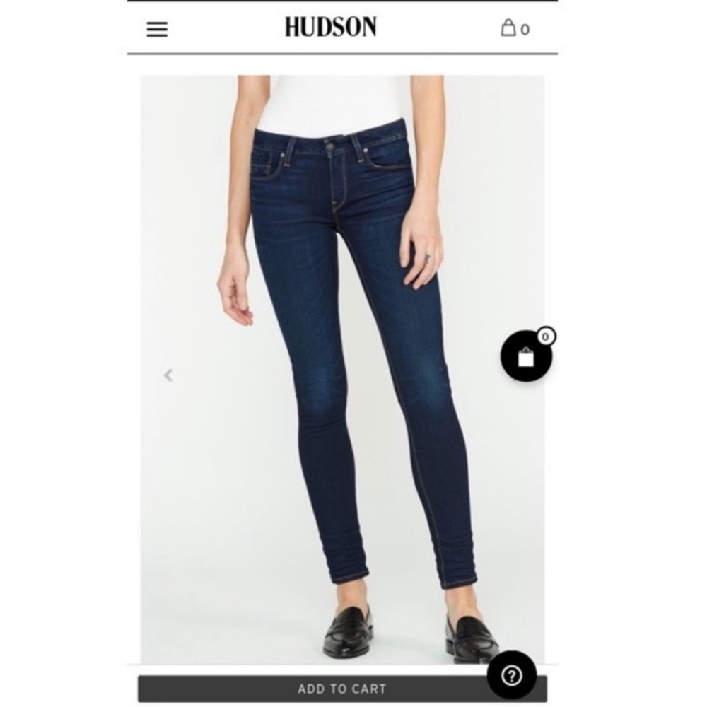 NWT Hudson Krista Low Rise Jeans